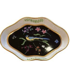 Lynn Chase Designs, Vintage Jaguar Jungle Trinket Dish, 1988